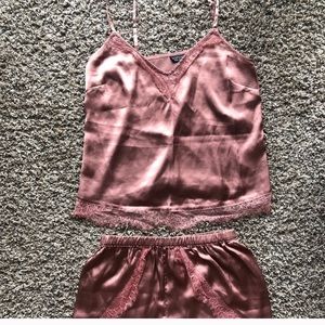 top shop lace camisole sleep set